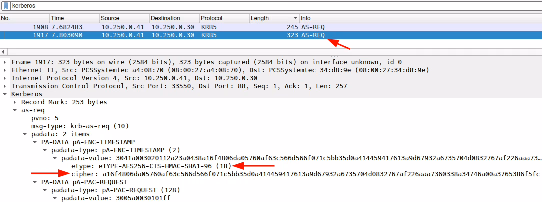 Análisis de peticiones con wireshark